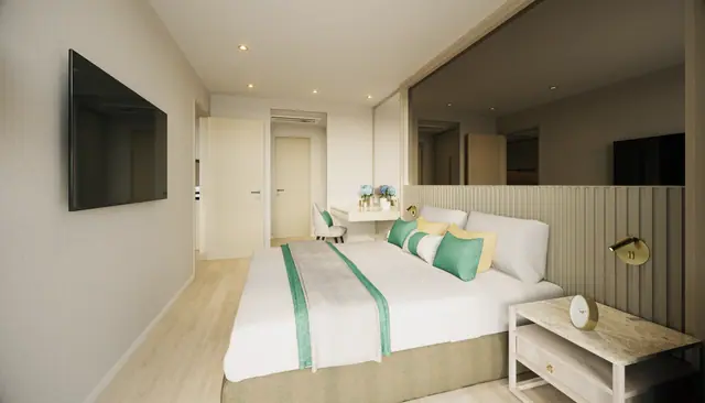 Ozone Oasis Condominium — Спальня · 1 спальня, тип B, Банг Тао и Лагуна, Пхукет