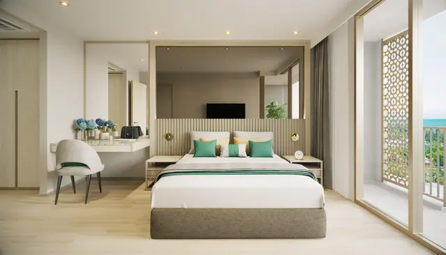 Ozone Oasis Condominium — Спальня с туалетным столиком · тип C, Банг Тао и Лагуна, Пхукет
