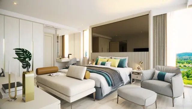 Ozone Oasis Condominium — Спальня 1 · 2 спальни, тип B, Банг Тао и Лагуна, Пхукет