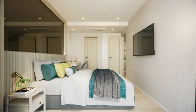 Ozone Oasis Condominium — Спальня 2 · 2 спальни, тип B, Банг Тао и Лагуна, Пхукет