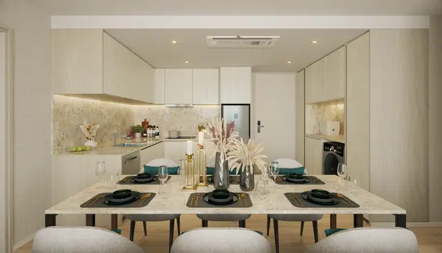 Ozone Oasis Condominium — Столовая · 3 спальни, Банг Тао и Лагуна, Пхукет