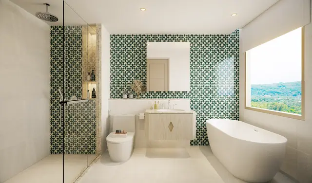 Ozone Oasis Condominium — Ванная 3 с отдельной ванной · 3 спальни, Банг Тао и Лагуна, Пхукет