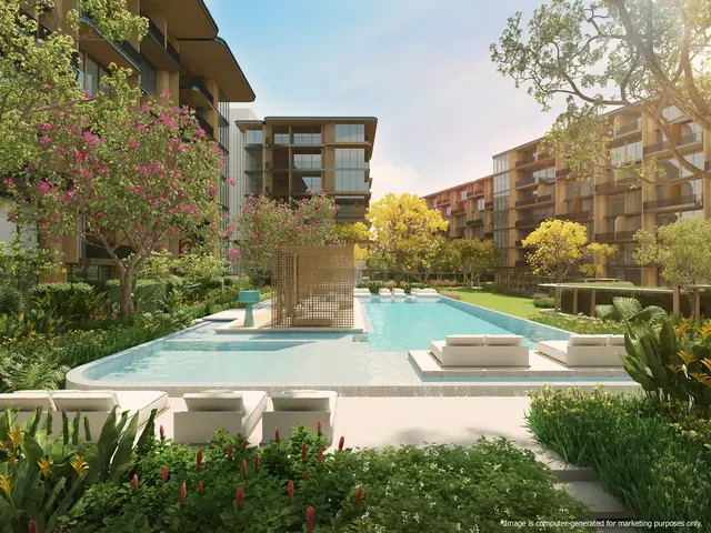 PEYLAA Phuket, Autograph Collection Residences — Бассейн и зона отдыха в саду, Банг Тао и Лагуна, Пхукет