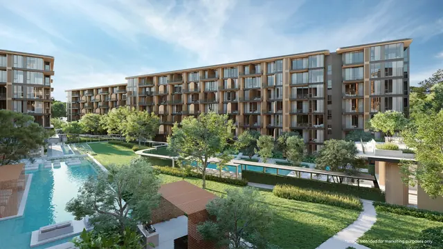 PEYLAA Phuket, Autograph Collection Residences — Двор с прогулочными дорожками, Банг Тао и Лагуна, Пхукет