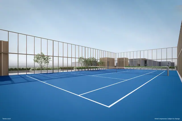 PEYLAA Phuket, Autograph Collection Residences — Теннисный корт на кровле паркинга, Банг Тао и Лагуна, Пхукет