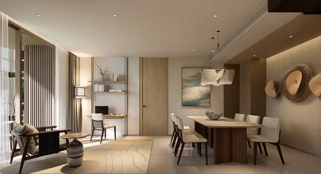 PEYLAA Phuket, Autograph Collection Residences — Обеденный стол в общей зоне, Банг Тао и Лагуна, Пхукет