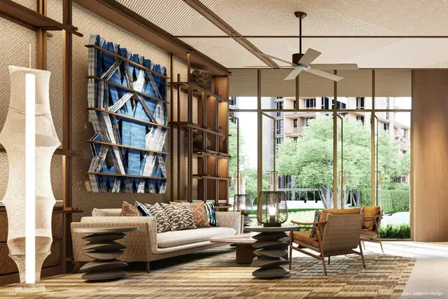 PEYLAA Phuket, Autograph Collection Residences — Лаунж с видом во двор, Банг Тао и Лагуна, Пхукет