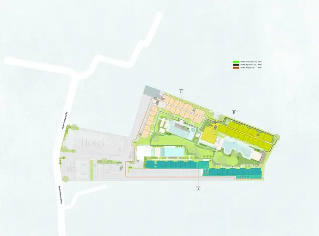 PEYLAA Phuket, Autograph Collection Residences — Генплан комплекса, Банг Тао и Лагуна, Пхукет