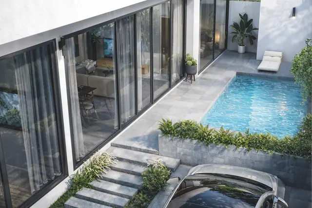 Sun Hills Proxima Villas — Бассейн вдоль панорамного остекления, Банг Тао и Лагуна, Пхукет