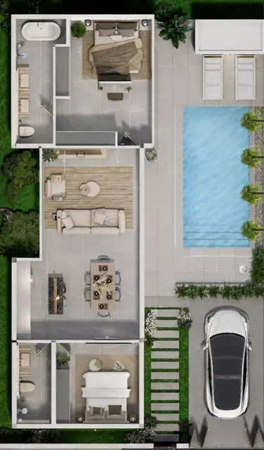Sun Hills Proxima Villas — экстерьер, Банг Тао и Лагуна, Пхукет