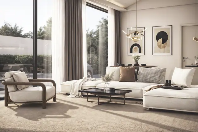 Sun Hills Proxima Villas — Гостиная у панорамного окна, Банг Тао и Лагуна, Пхукет