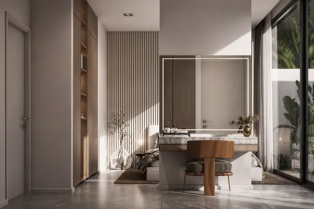 Sun Hills Proxima Villas — Мастер-спальня с туалетным столиком, Банг Тао и Лагуна, Пхукет