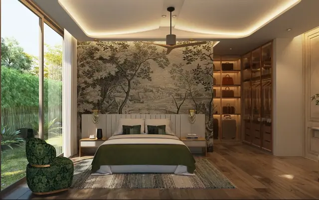 Punyisa Acacia — Спальня с настенной росписью, Ко Кео, Пхукет