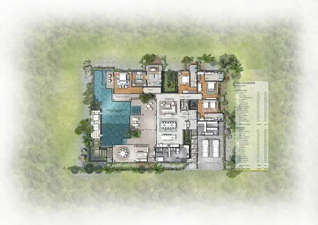 Punyisa Pachira — Тип B · 4 спальни · 952 м², Банг Тао и Лагуна, Пхукет