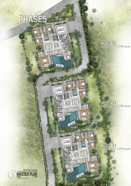 Punyisa Casua — PHASE5 мастер-план UPDATE 05.06.2026 (PLOT 41-43), Банг Тао и Лагуна, Пхукет