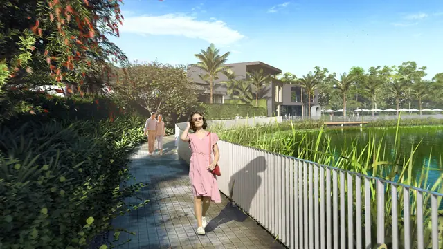 Redwood Lakeside — Прогулочная дорожка вдоль поля, Банг Тао и Лагуна, Пхукет