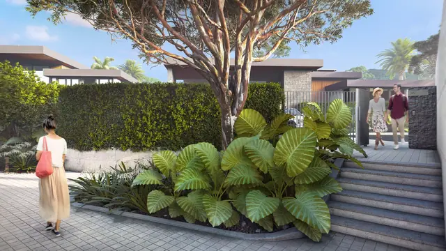 Redwood Lakeside — Ландшафтный двор с деревом, Банг Тао и Лагуна, Пхукет