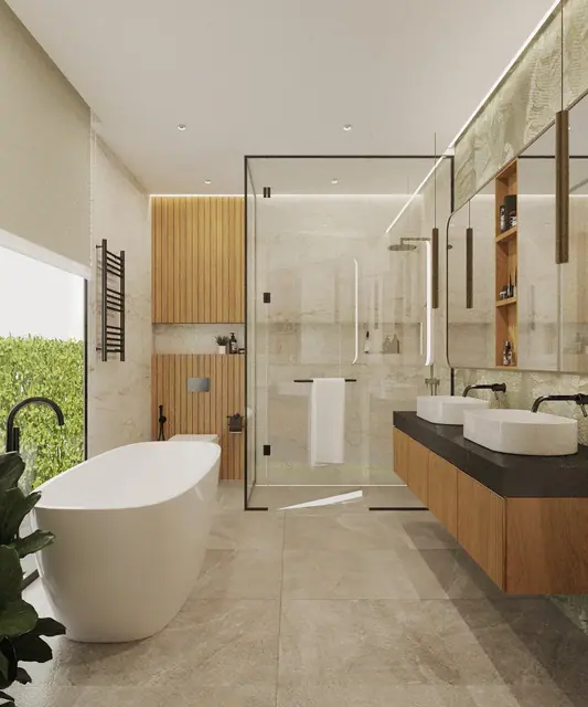 Redwood Lakeside — Ванная с отдельно стоящей ванной, Банг Тао и Лагуна, Пхукет