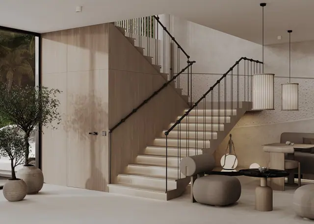 Rise Villas — Лестница в клубном доме, Банг Тао и Лагуна, Пхукет