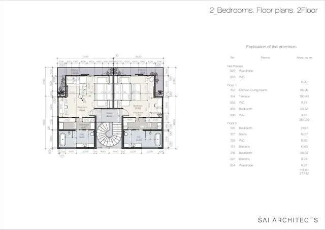 Rise Villas — 2 спальни — 2-й этаж, Банг Тао и Лагуна, Пхукет