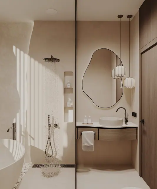 Rise Villas — Санузел с душевой, Банг Тао и Лагуна, Пхукет
