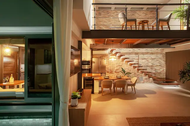 Riverhouse Phuket — Гостиная-столовая, Банг Тао и Лагуна, Пхукет