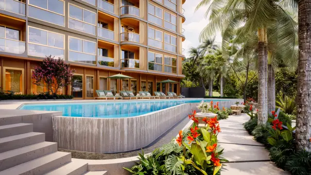 Saint Tropez Naithon — Борт бассейна и лежаки, Лаян, Пхукет