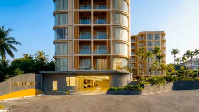 Saint Tropez Naithon — Въезд и подземный паркинг, Лаян, Пхукет