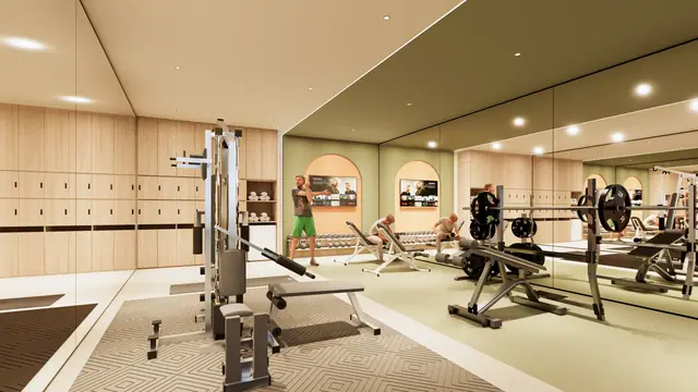 Saint Tropez Naithon — Фитнес-зал: силовая зона, Лаян, Пхукет