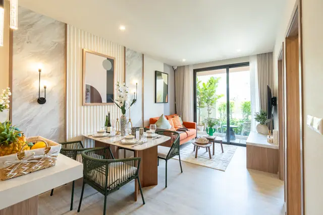 Saint Tropez Naithon — Шоурум квартиры с 2 спальнями, Лаян, Пхукет