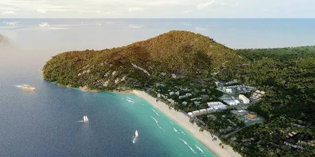 Sea Heaven Beachfront Phase 3.1 — Мыс и пляж с высоты, Лаян, Пхукет