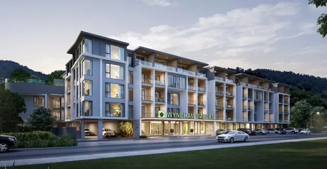 Sea Heaven Beachfront Phase 3.1 — Фасад корпуса со стороны дороги, Лаян, Пхукет