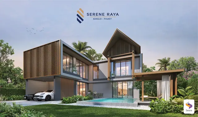 Serene Raya Bangjo — Рендер: двухэтажная вилла, Банг Тао и Лагуна, Пхукет