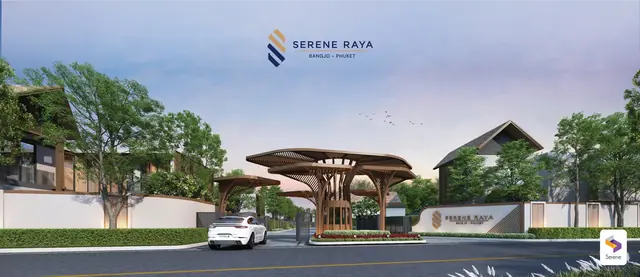 Serene Raya Bangjo — Рендер: главные ворота, Банг Тао и Лагуна, Пхукет