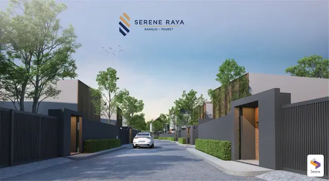 Serene Raya Bangjo — Рендер: внутренняя улица, Банг Тао и Лагуна, Пхукет