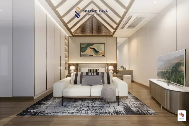 Serene Raya Bangjo — Двухэтажная вилла: главная спальня, Банг Тао и Лагуна, Пхукет