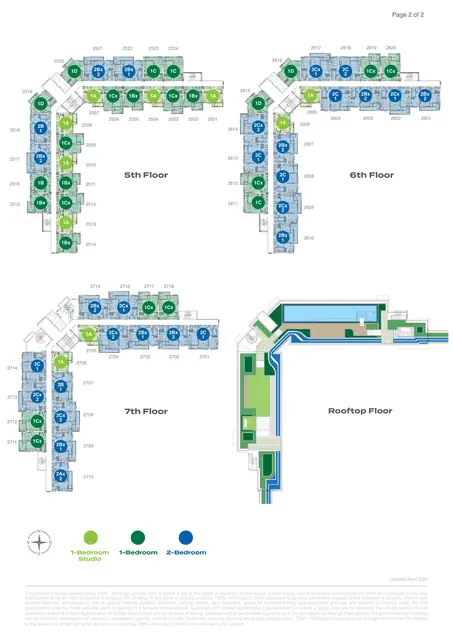 Skypark Aurora — Корпус B · этажи 5–7, Банг Тао и Лагуна, Пхукет