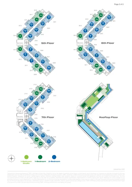 Skypark Aurora — Корпус C · этажи 5–7, Банг Тао и Лагуна, Пхукет