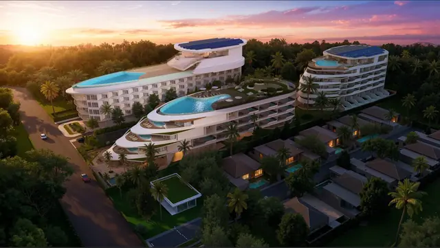 Sole Mio Residences — Комплекс на склоне на закате, Банг Тао и Лагуна, Пхукет