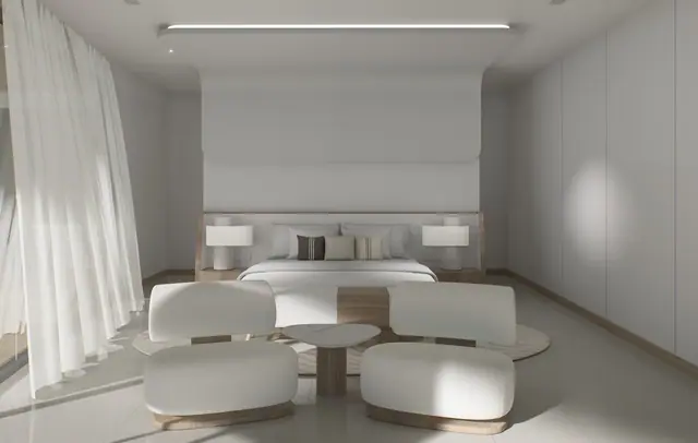 Sole Mio Residences — Мастер-спальня с зоной отдыха · пентхаус, 4 спальни, Банг Тао и Лагуна, Пхукет
