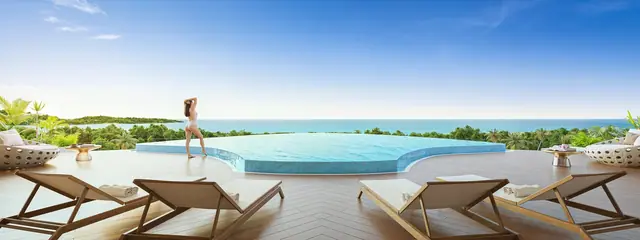 Sole Mio Residences — Бассейн-инфинити на террасе · пентхаус, 4 спальни, Банг Тао и Лагуна, Пхукет