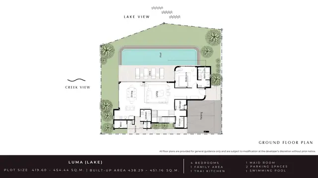 Sri Panwa Lagoon — Luma (Lake) — 1-й этаж · 4 спальни · 438.29–451 м², Банг Тао и Лагуна, Пхукет