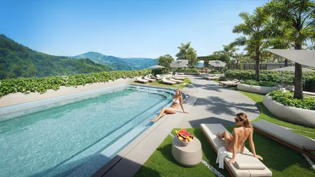 Sun Hills Lakeside Phuket — Бассейн с видом на море, Банг Тао и Лагуна, Пхукет