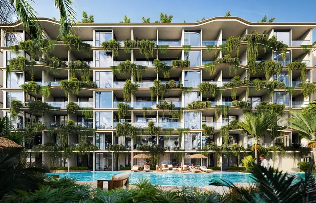 Sun Hills Lakeside Phuket — Озеленённый фасад корпуса, Банг Тао и Лагуна, Пхукет