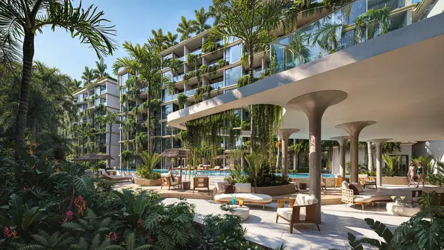 Sun Hills Lakeside Phuket — Терраса с зоной отдыха у бассейна, Банг Тао и Лагуна, Пхукет