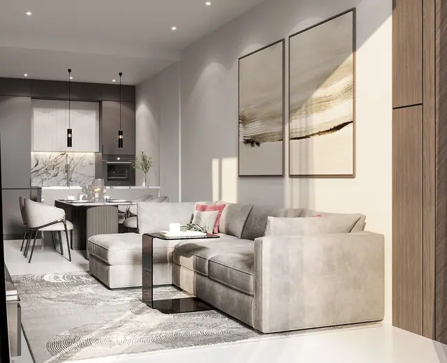 Sun Hills Lakeside Phuket — Кухня-гостиная с обеденным столом, Банг Тао и Лагуна, Пхукет