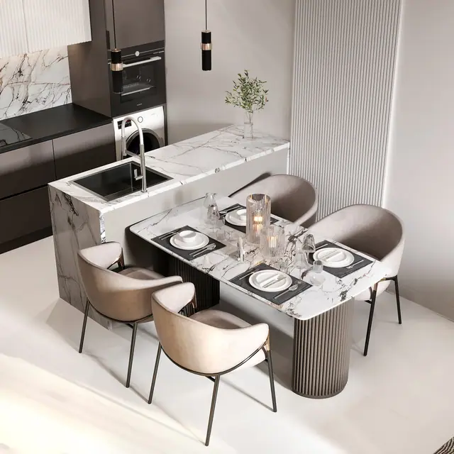 Sun Hills Lakeside Phuket — Кухонный остров с барными стульями, Банг Тао и Лагуна, Пхукет