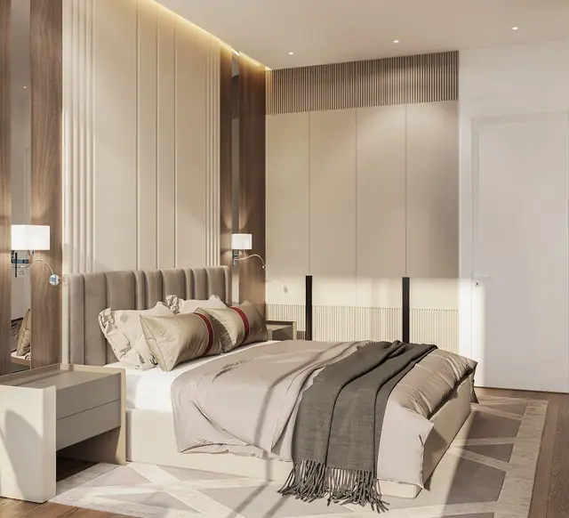 Sun Hills Lakeside Phuket — Спальня с прикроватными светильниками, Банг Тао и Лагуна, Пхукет