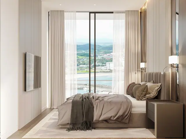 Sun Hills Lakeside Phuket — Спальня с видом на горы, Банг Тао и Лагуна, Пхукет