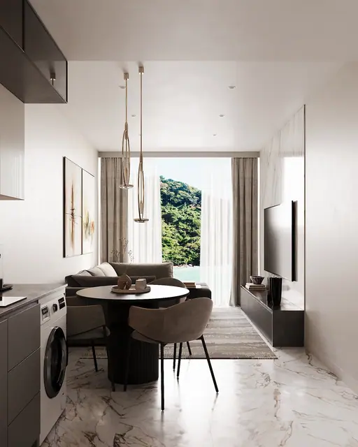 Sun Hills Lakeside Phuket — Кухня со стиральной машиной, Банг Тао и Лагуна, Пхукет